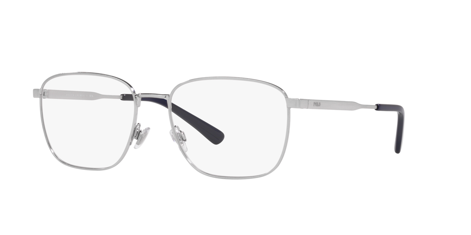 Polo PH1214 9030 – Rechteckige Metallbrille Silber Mittel