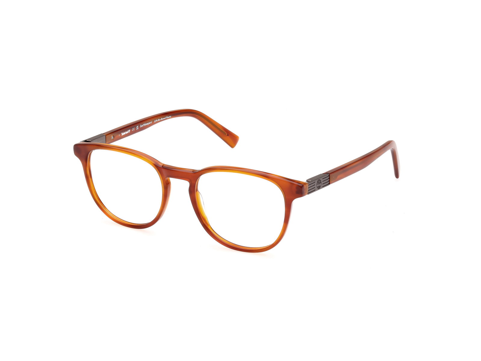 Timberland TB1804 047 – Runde Herrenbrille Hellbraun Kunststoff