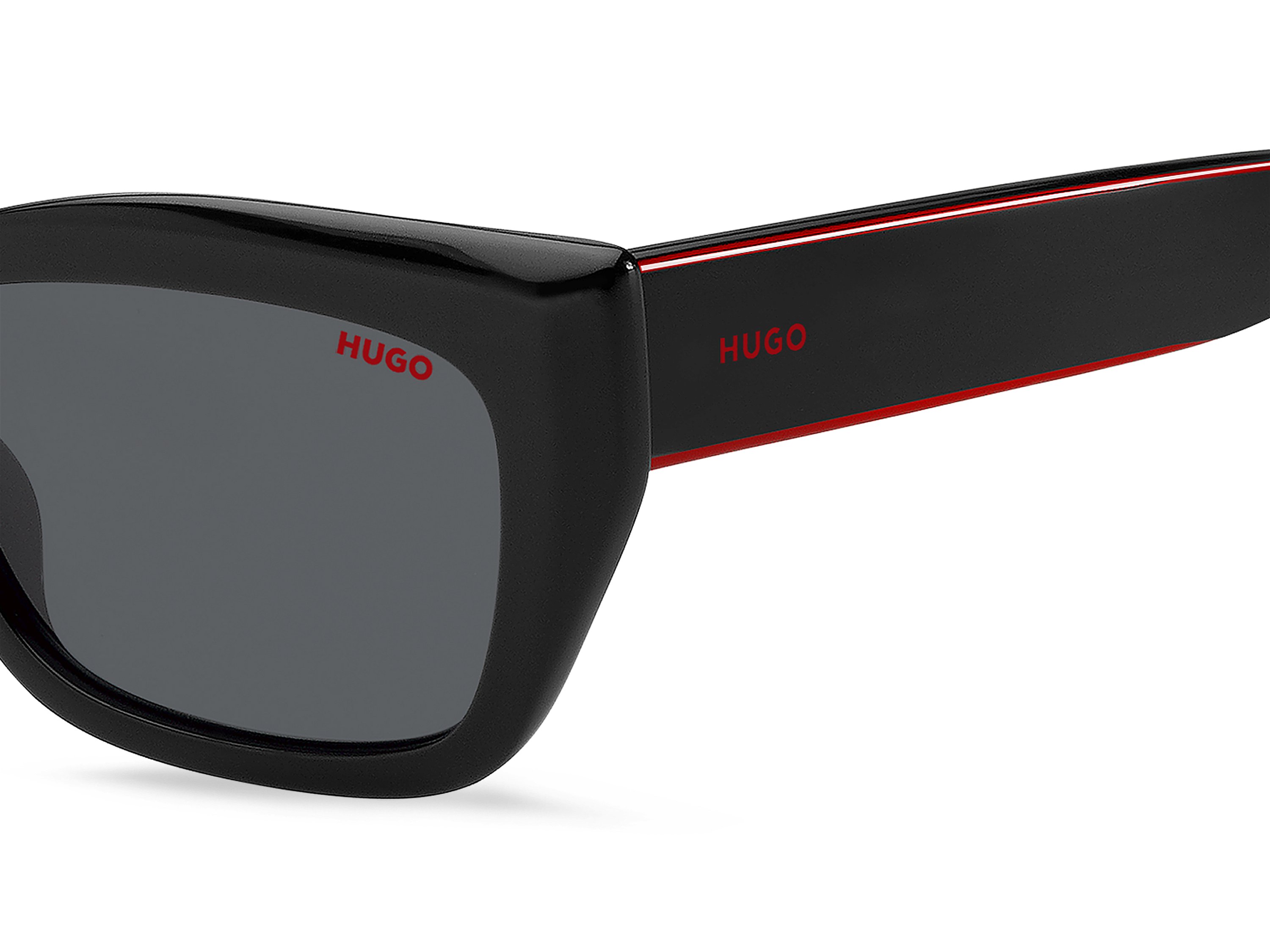 Das Bild zeigt die Sonnenbrille HG1301/S OIT von der Marke Hugo in schwarz.