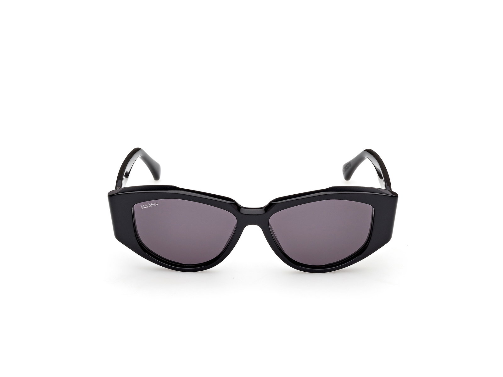 Das Bild zeigt die Sonnenbrille MM0161 von der Marke Max Mara in Schwarz.