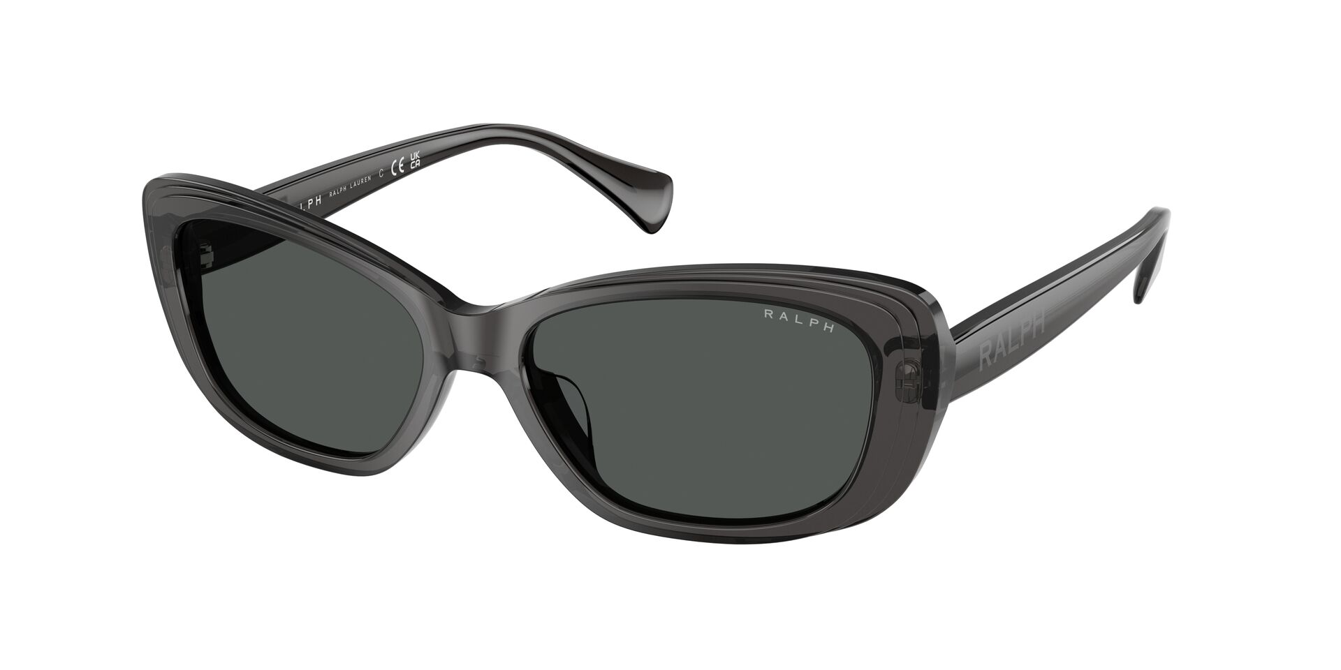 Ralph Sonnenbrille RA5322U 553687 glänzend transparentes Schwarz