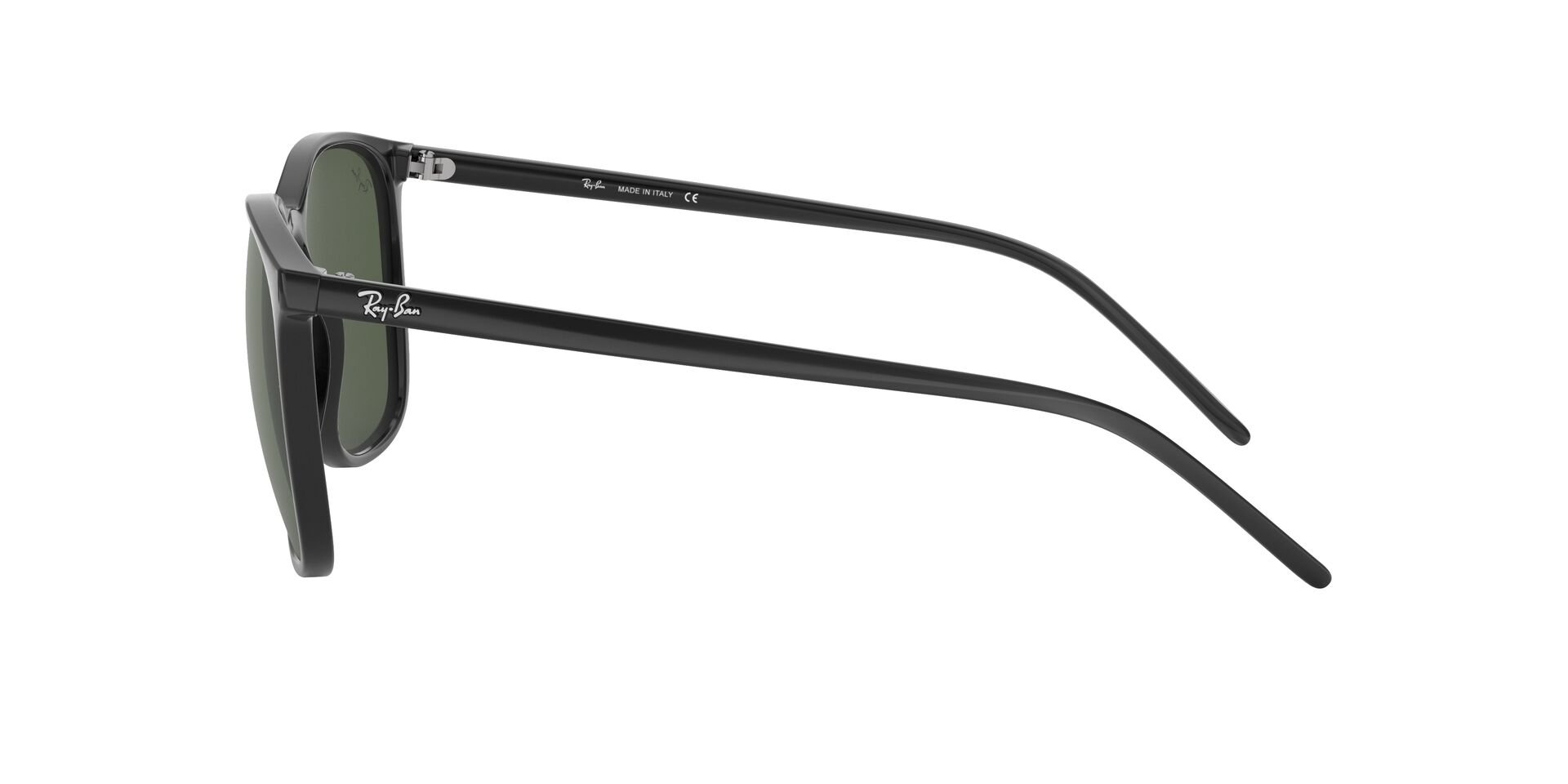 Das Bild zeigt die Sonnenbrille RB4387 601 von der Marke Ray-Ban in schwarz