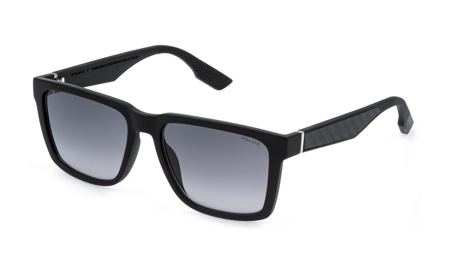 Das Bild zeigt die Sonnenbrille SPLR49M von der Marke Police in Schwarz.