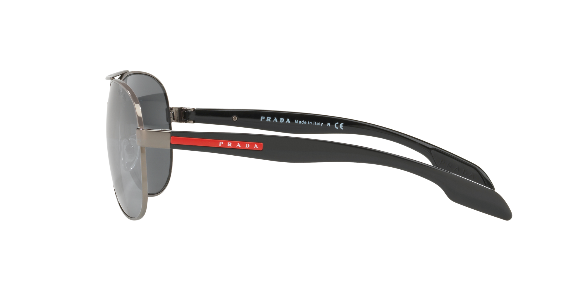 Prada Linea Rossa Sonnenbrille für Herren in Silber PS 53PS 5AV5L0 62