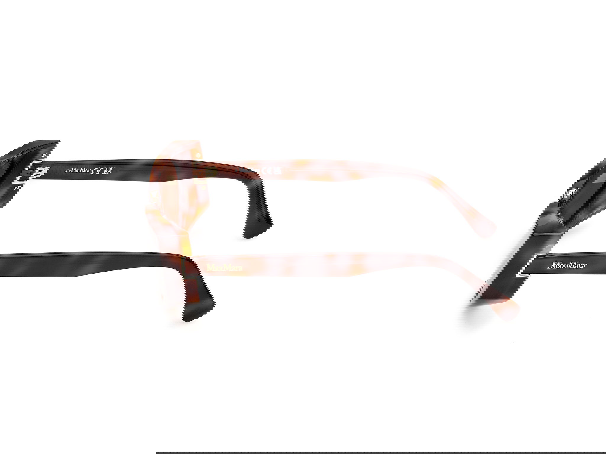 Das Bild zeigt die Sonnenbrille MM0160 von der Marke Max Mara in Havanna.