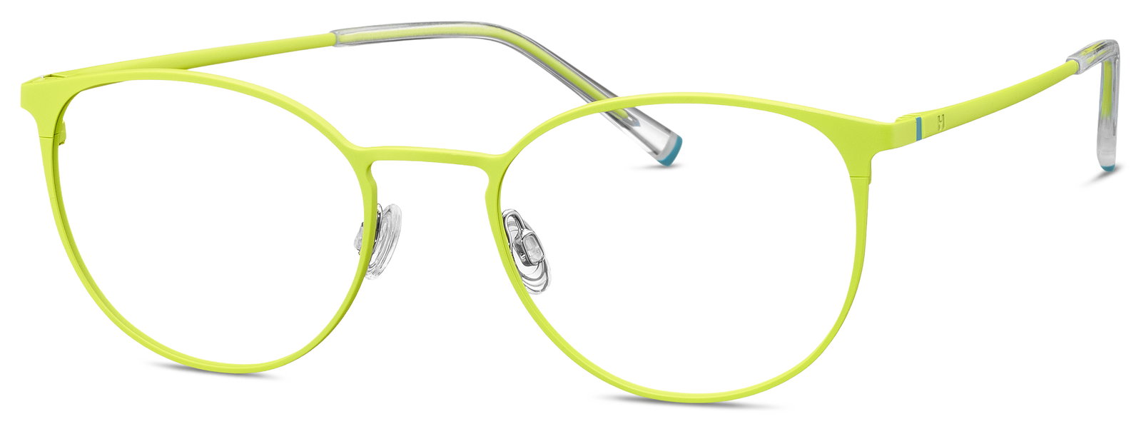 HUMPHREY'S 582382 80 – Gelbe Oversize Metallbrille Oval
