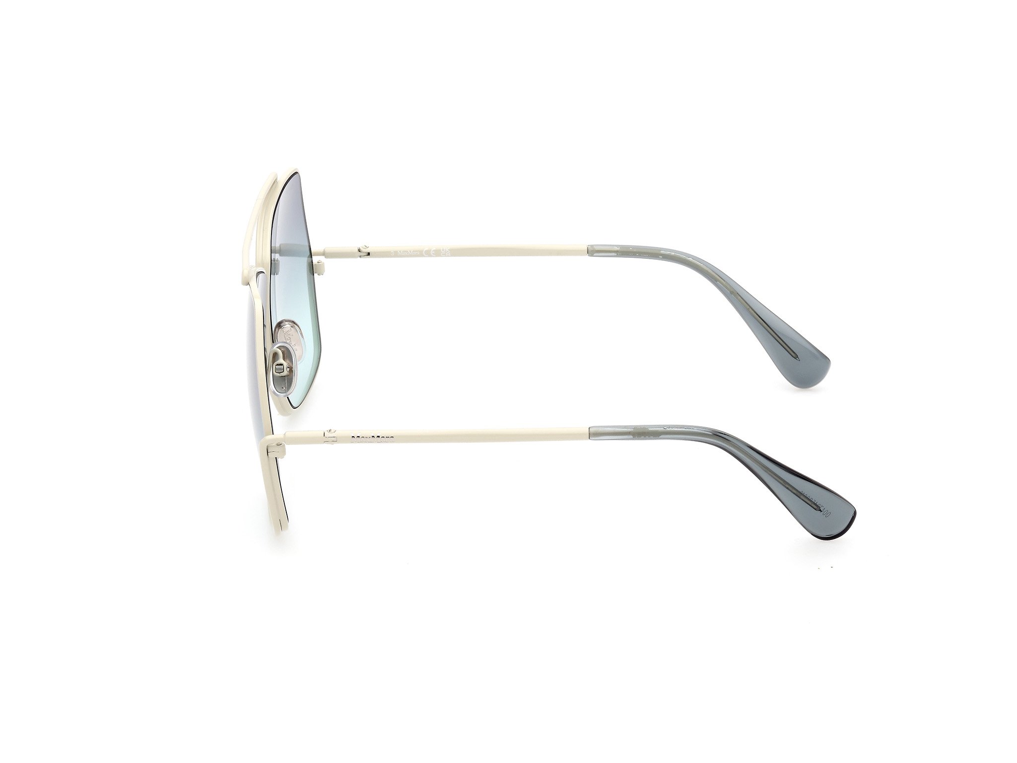 Das Bild zeigt die Sonnenbrille MM0006 18W von der Marke Max Mara in Rhodium.