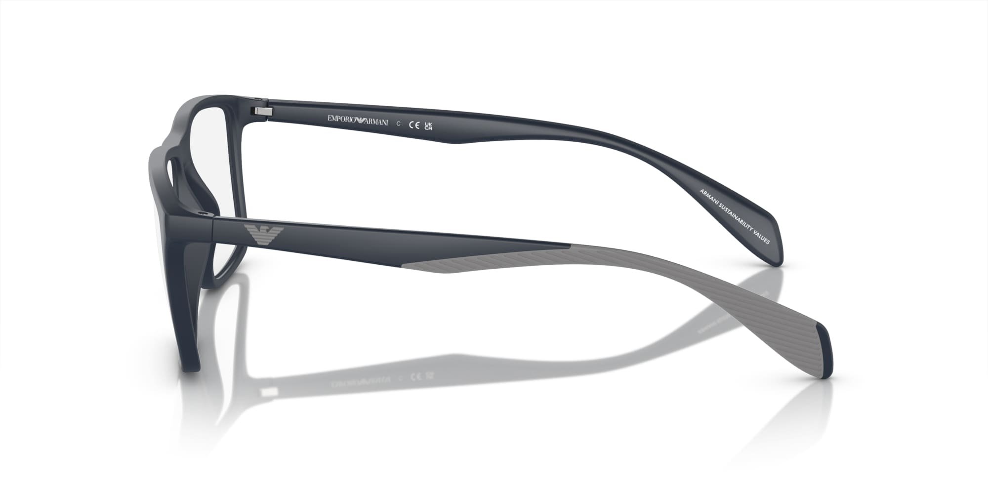 Emporio Armani Brille für Herren in blau matt EA3230 5088 53