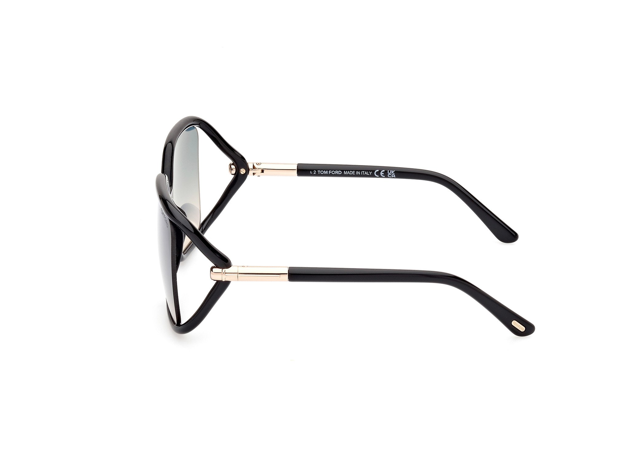 Tom Ford Sonnenbrille für Damen SOLANGE-02 FT1089 01P schwarz