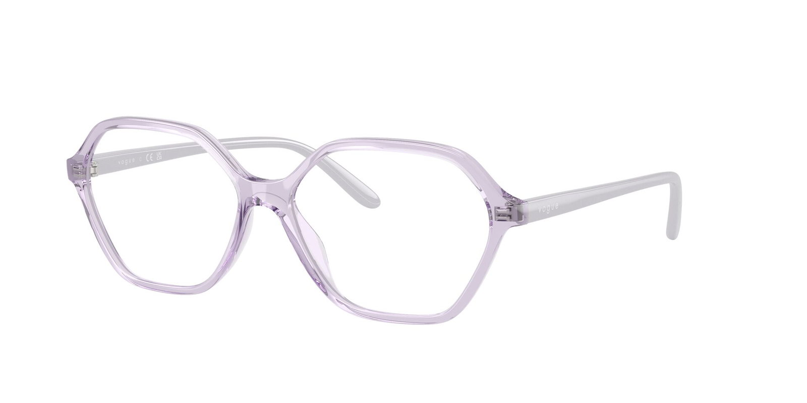 Vogue 0VO5622 2745 – Runde Damenbrille Violett Transparent Nylor