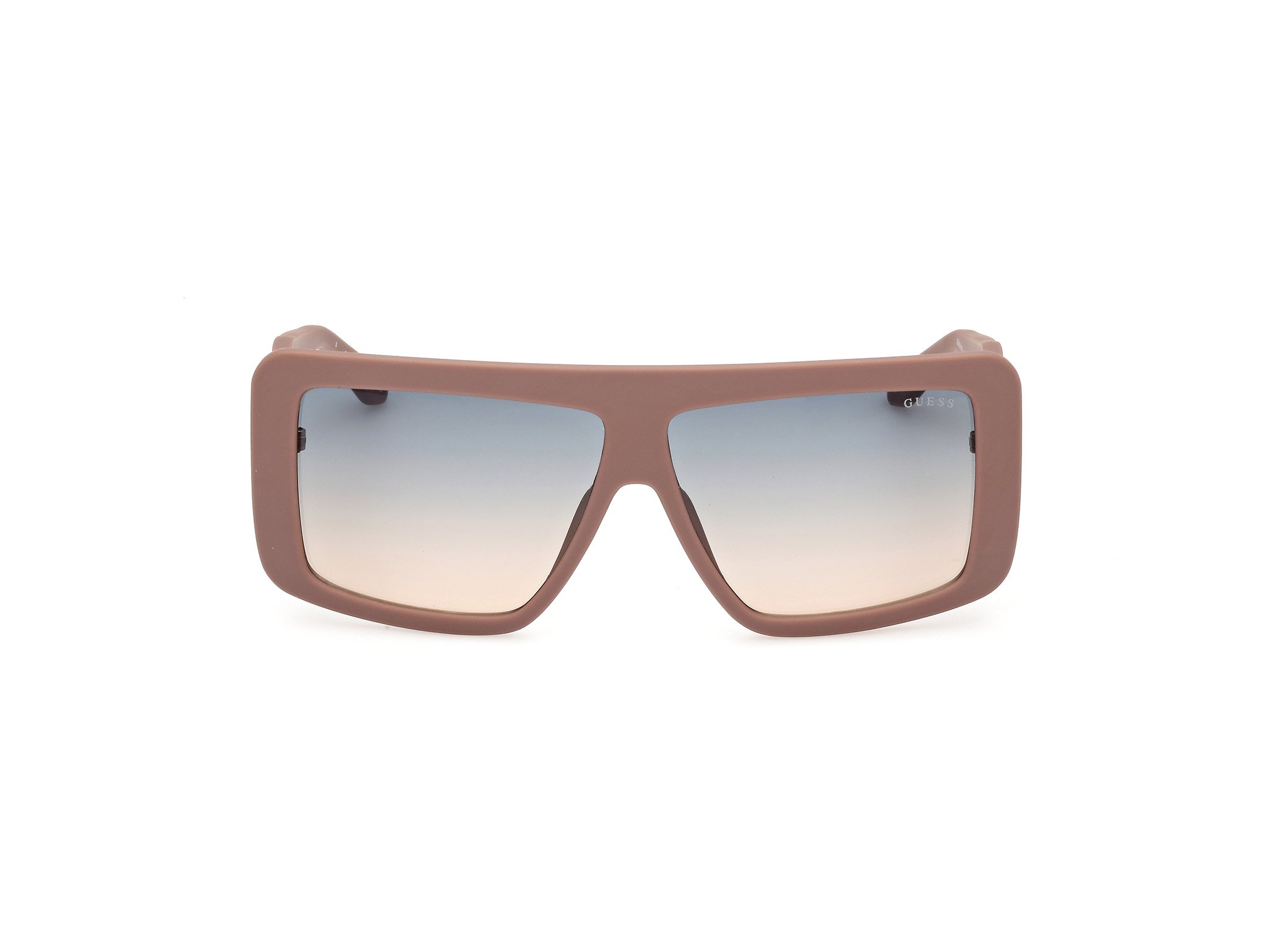 Das Bild zeigt die Sonnenbrille GU00109 58P von der Marke Guess in Beige.