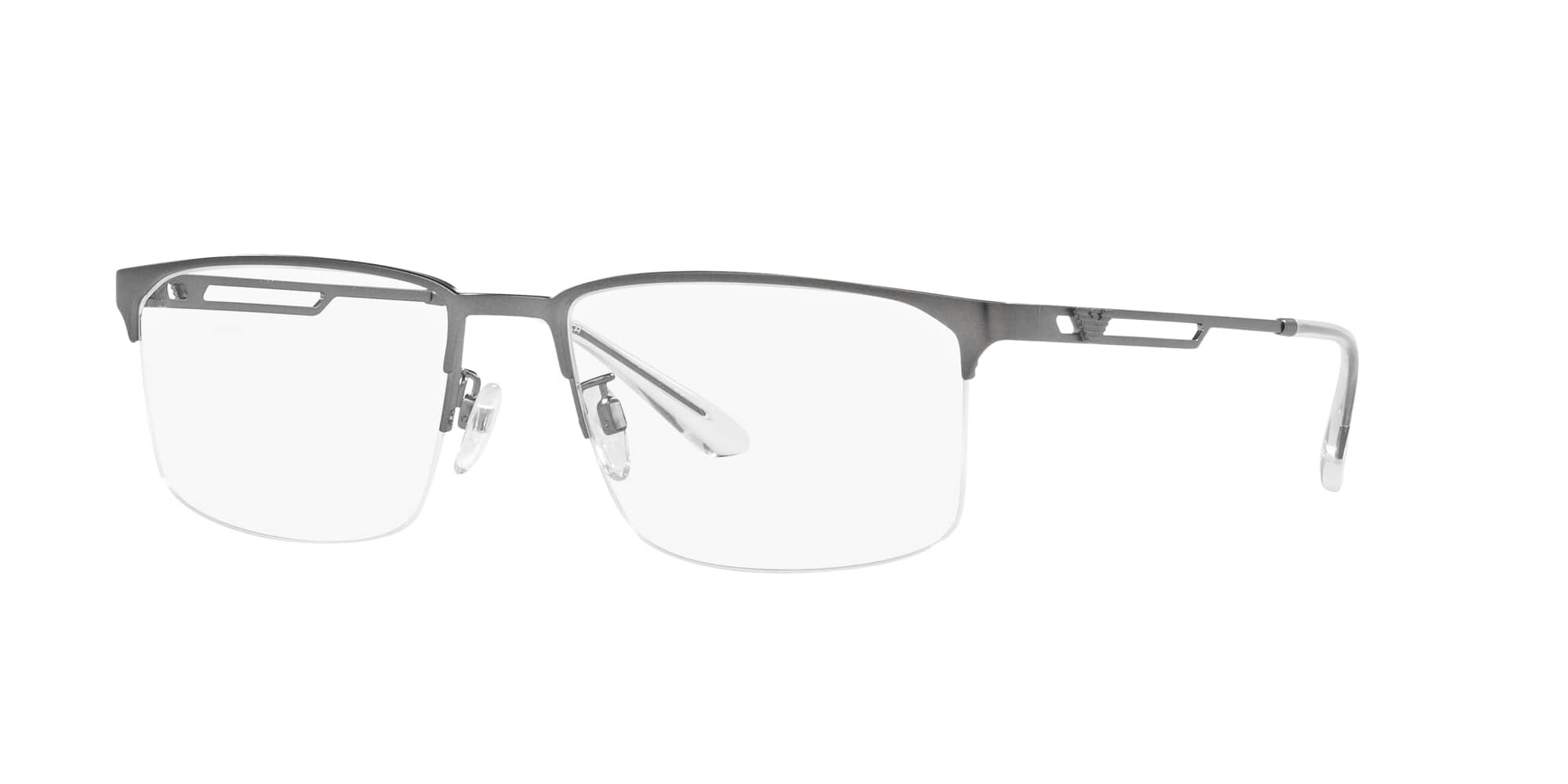 Das Bild zeigt die Korrektionsbrille EA1143 3003 von der Marke Emporio Armani in Gunmetal.