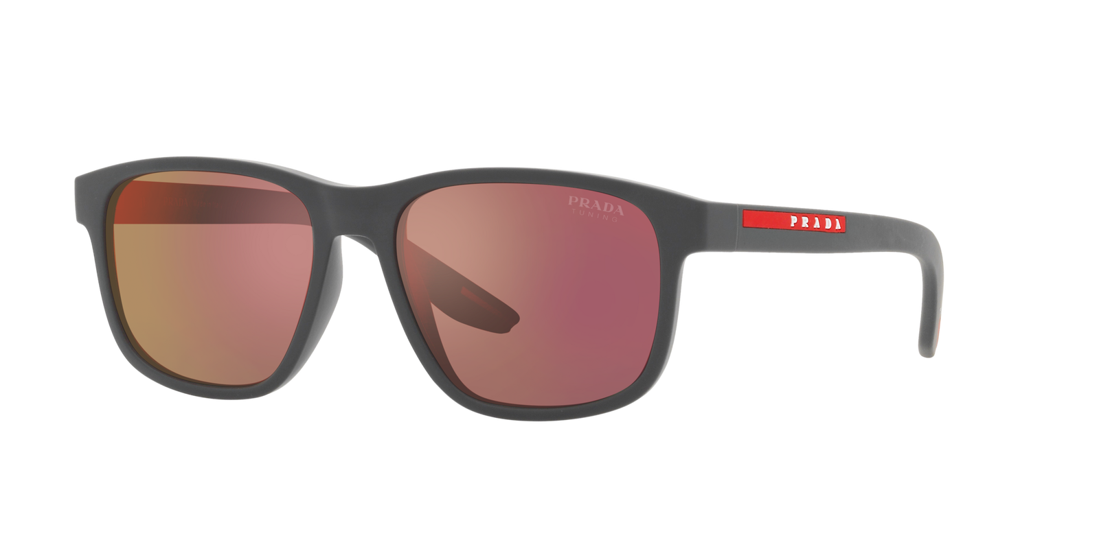 Prada Linea Rossa Sonnenbrille PS 06YS UFK10A 56 Grau matt