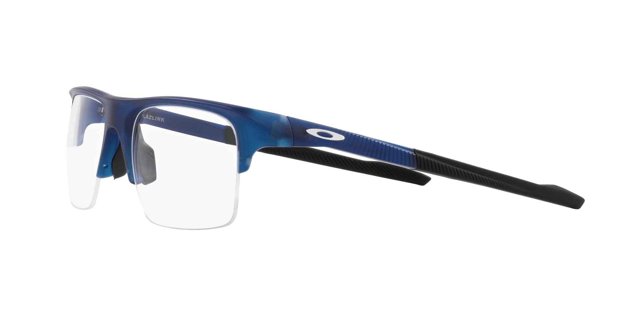 Das Bild zeigt die Korrektionsbrille OX8061 806104 von der Marke Oakley  in  matt blau transluzent