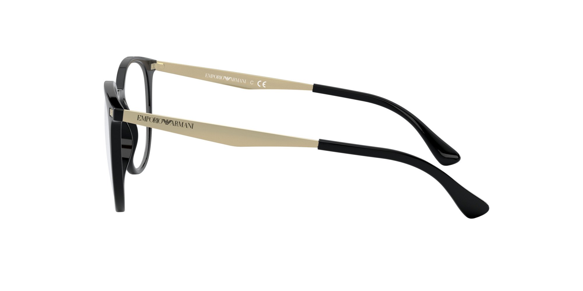 Das Bild zeigt die Korrektionsbrille EA3168 5001 von der Marke Emporio Armani in Schwarz.