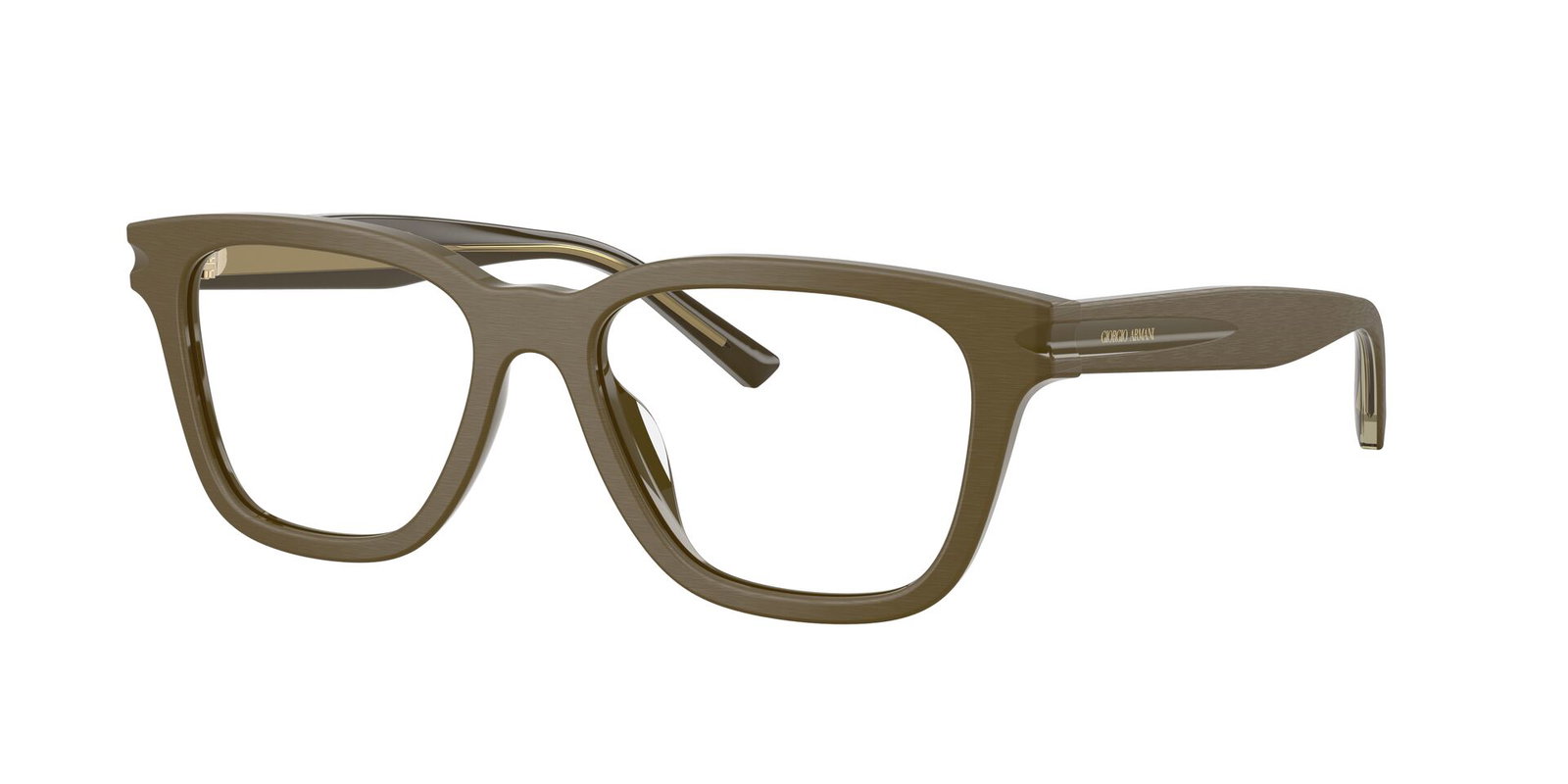 zu sehen ist die Korrektionsbrille 0AR7288U von Giorgio Armani in der Farbe Braun.
