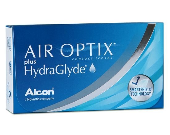 Air Optix Plus HydraGlyde, Alcon (3 Stk.)