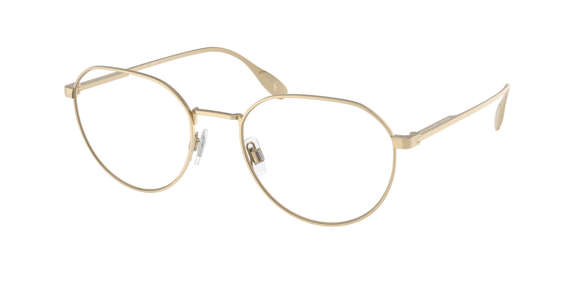 Das Bild zeigt die Korrektionsbrille 1233 von der Marke Polo in Gold.