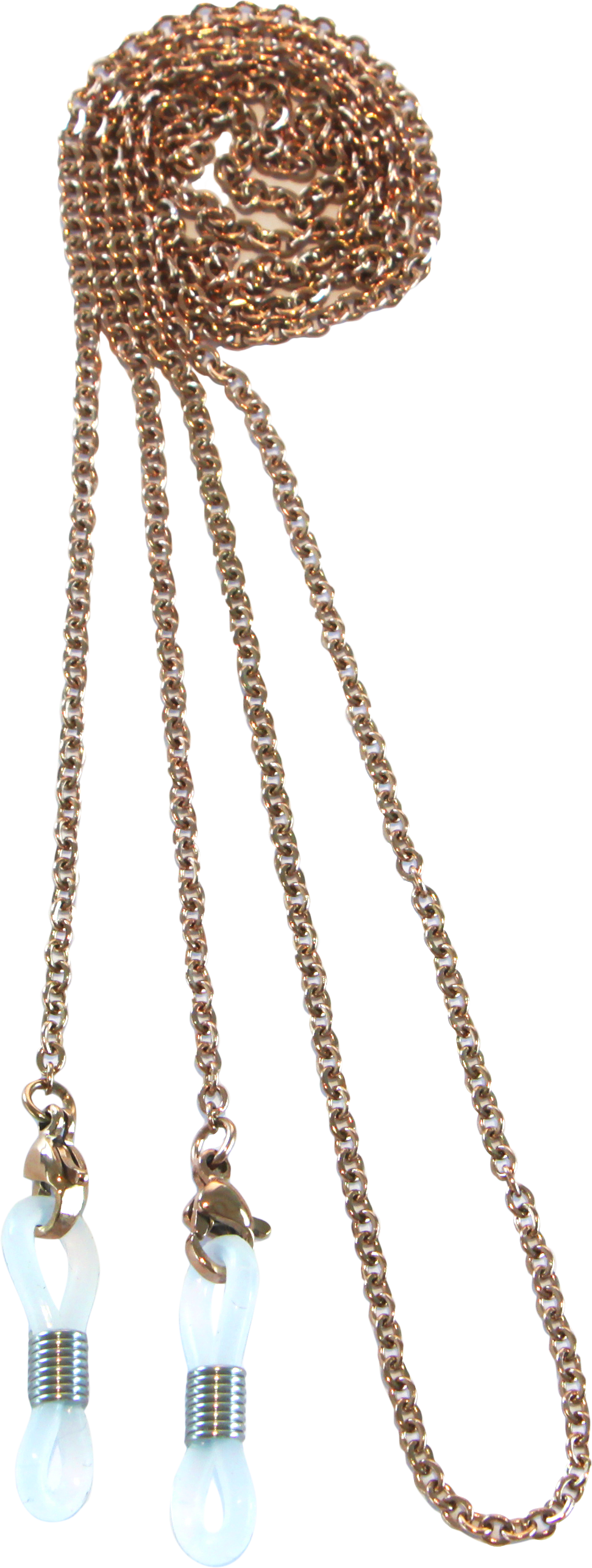 Brillenkette rose fein gold elegant und filigran