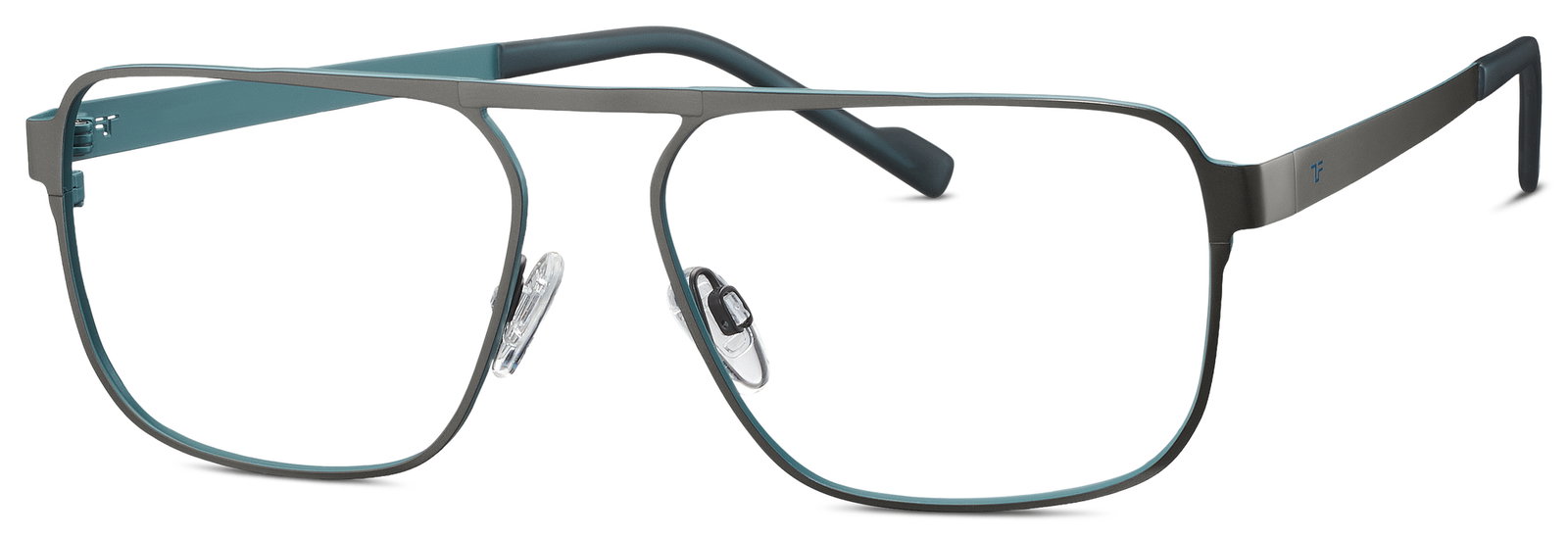 TITANflex 820945 30 – Oversize Titan Metallbrille Grau
