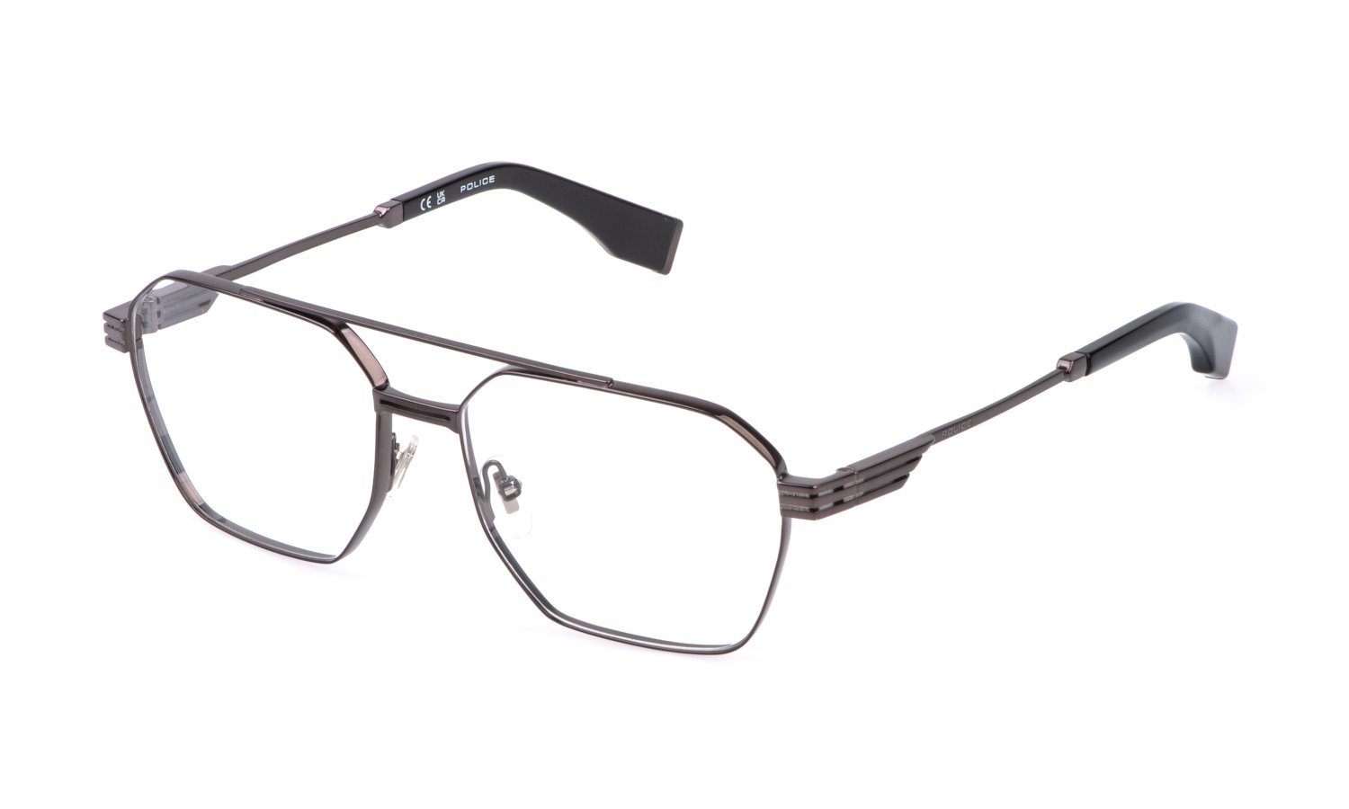 Das Bild zeigt die Korrektionsbrille 76 von Polo in der Farbe Schwarz.