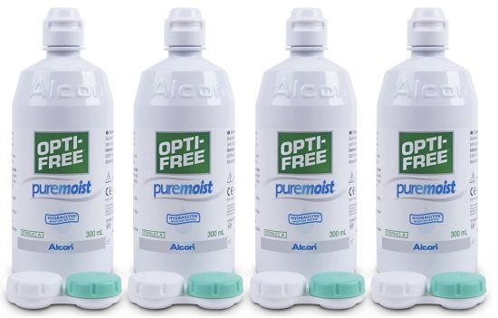 Opti-Free PureMoist Systempack, Alcon (4 x 300 ml)