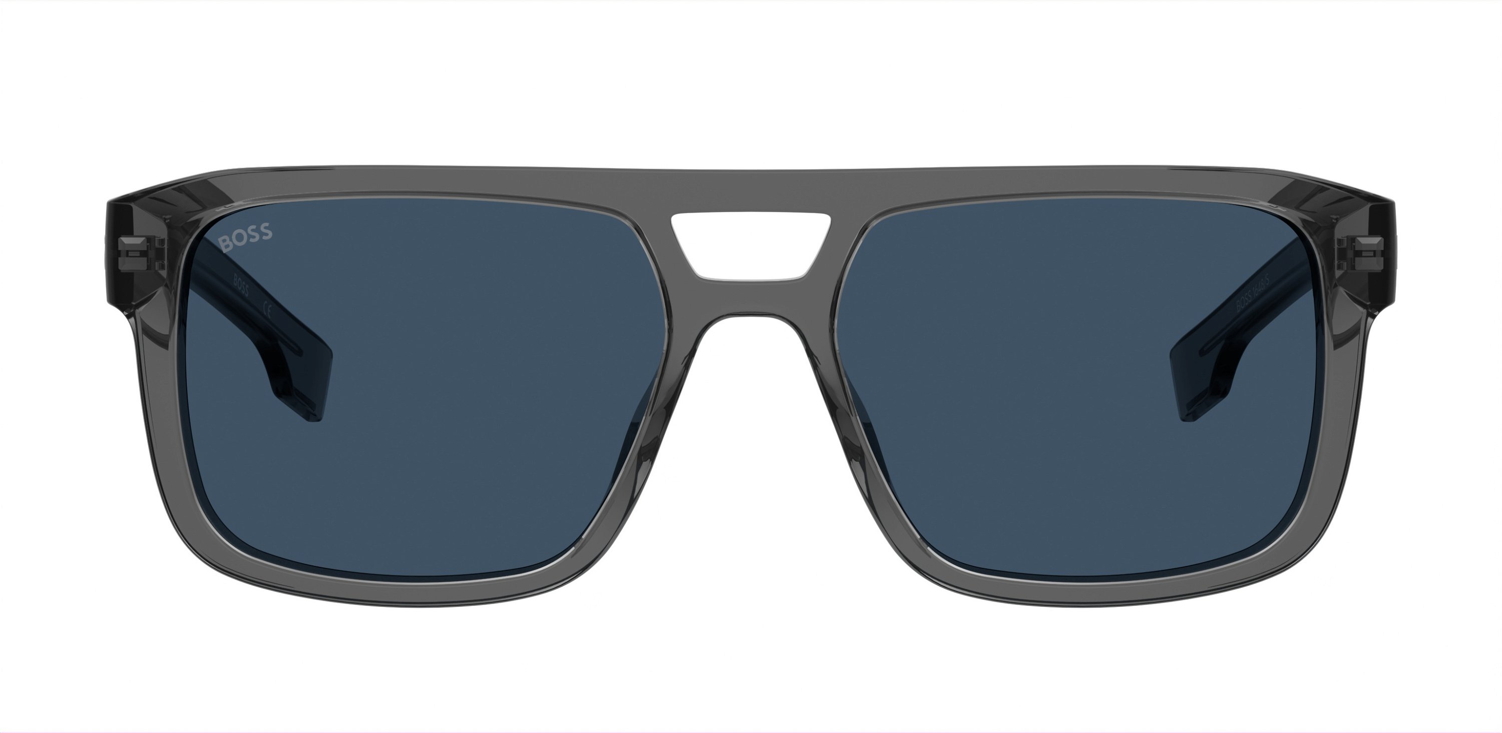 Das Bild zeigt die Sonnenbrille BOSS1648S KB7 von der Marke BOSS in Grau.