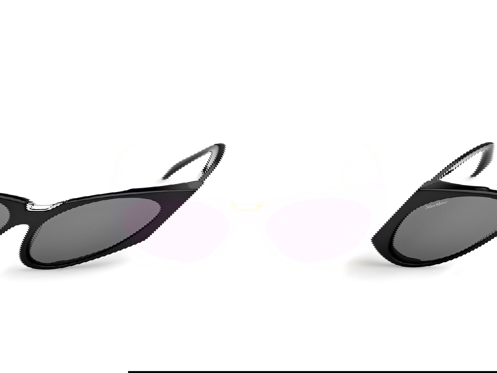 Das Bild zeigt die Sonnenbrille MM0160 von der Marke Max Mara in Schwarz.