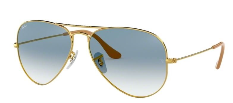 Ray-Ban Aviator Large Metal Sonnenbrille RB3025 001/3F 62