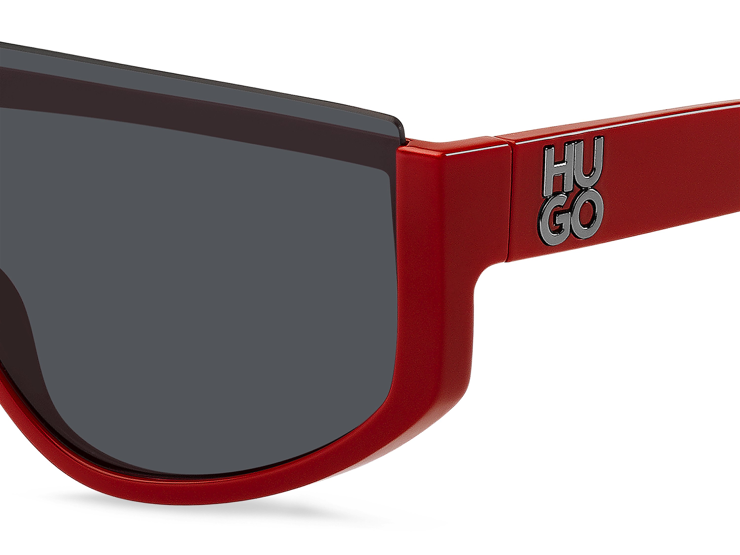 Das Bild zeigt die Sonnenbrille HG1283/S C9A von der Marke Hugo in rot.