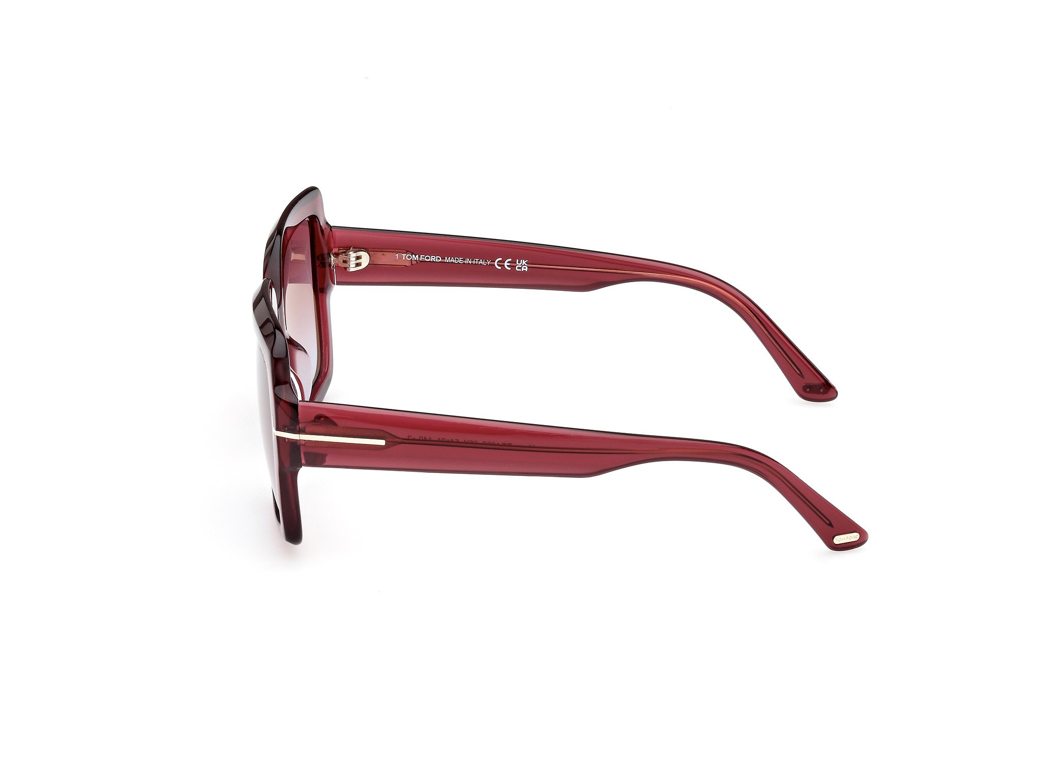 Tom Ford Sonnenbrille für Damen KAYA FT1082 66Y dunkelrot