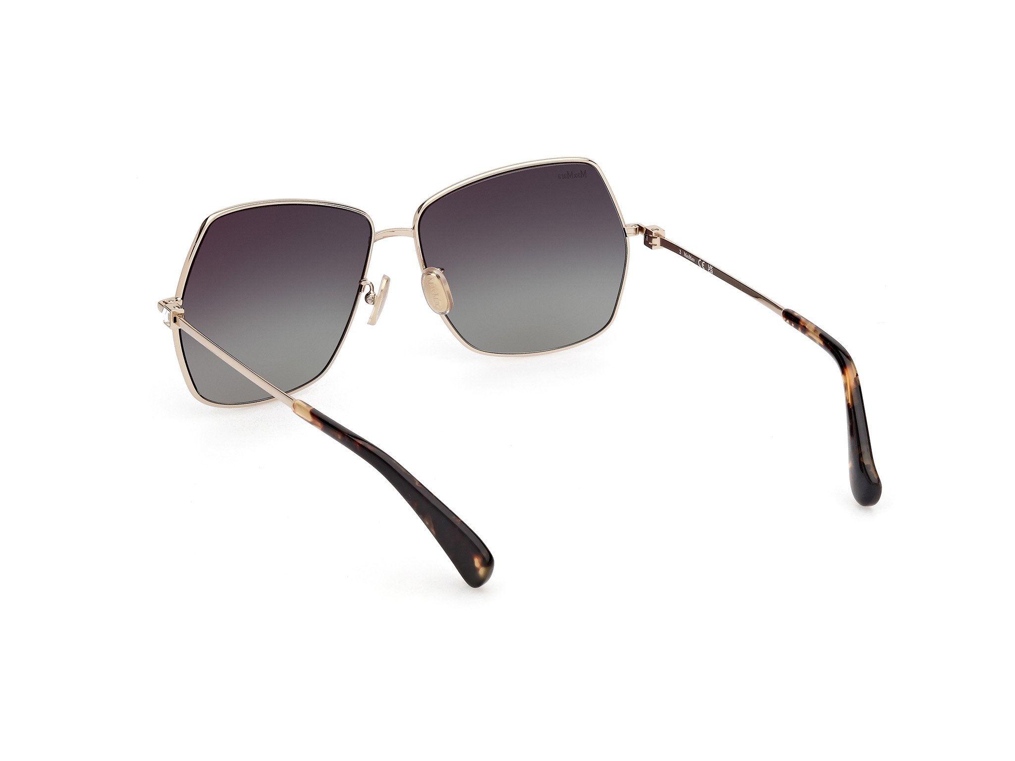 Das Bild zeigt die Sonnenbrille MM0035-H 32P von der Marke Max Mara in Blassgold.