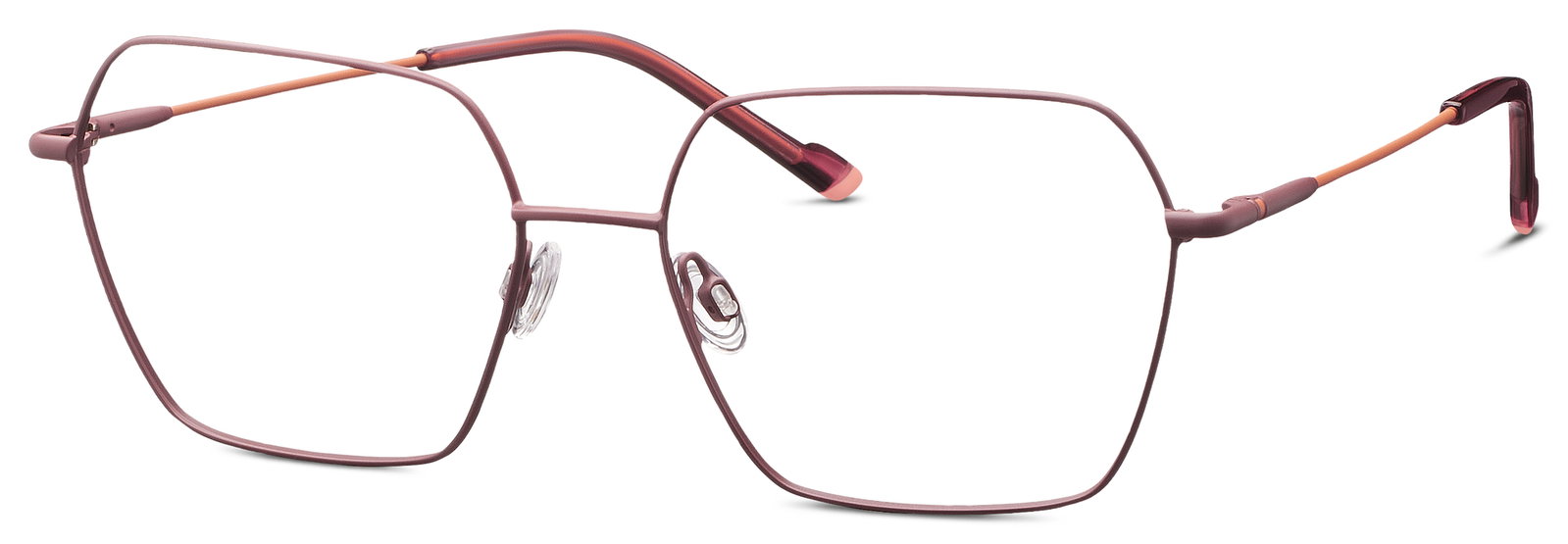 HUMPHREY'S 582392 – Schmale Metallbrille Rosa Violett