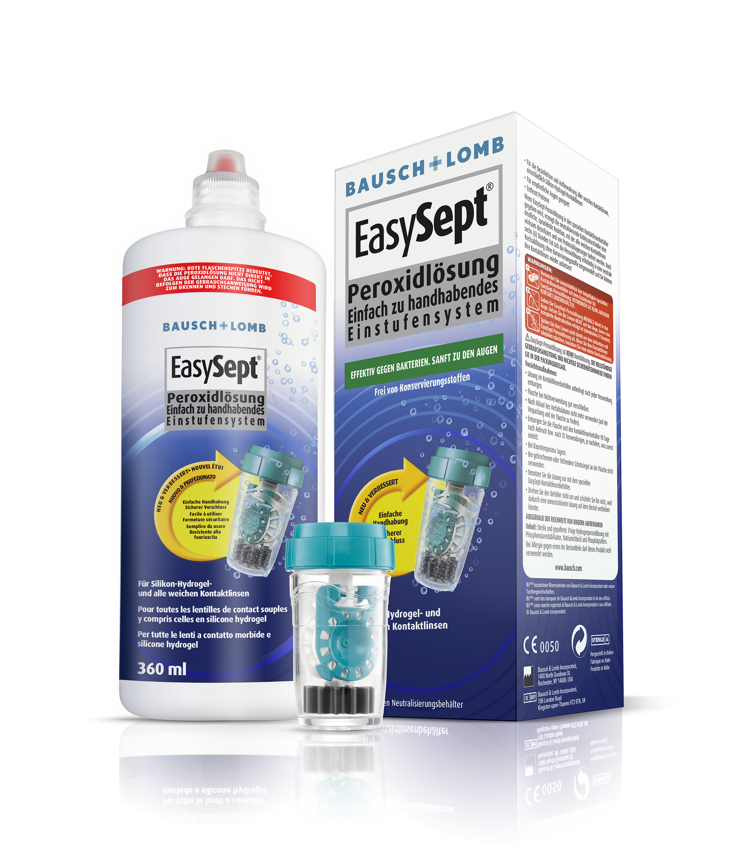 Easysept, Bausch & Lomb (360ml) Easysept, Bausch & Lomb (360ml)