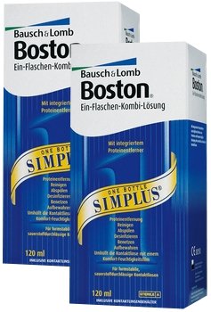 2x Boston Simplus, Bausch & Lomb (2 x 120 ml)