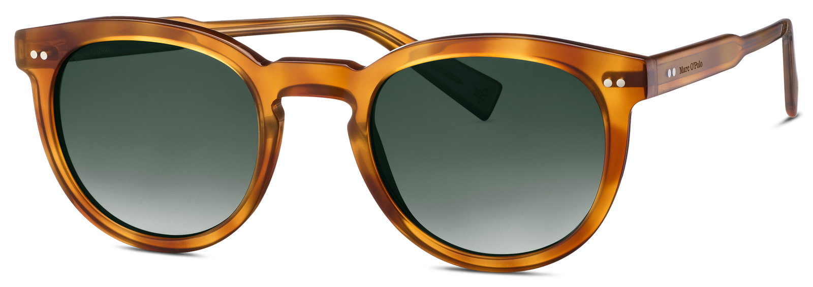 Das Bild zeigt die Sonnenbrille 50623 von Marc O´Polo in der Farbe Braun.