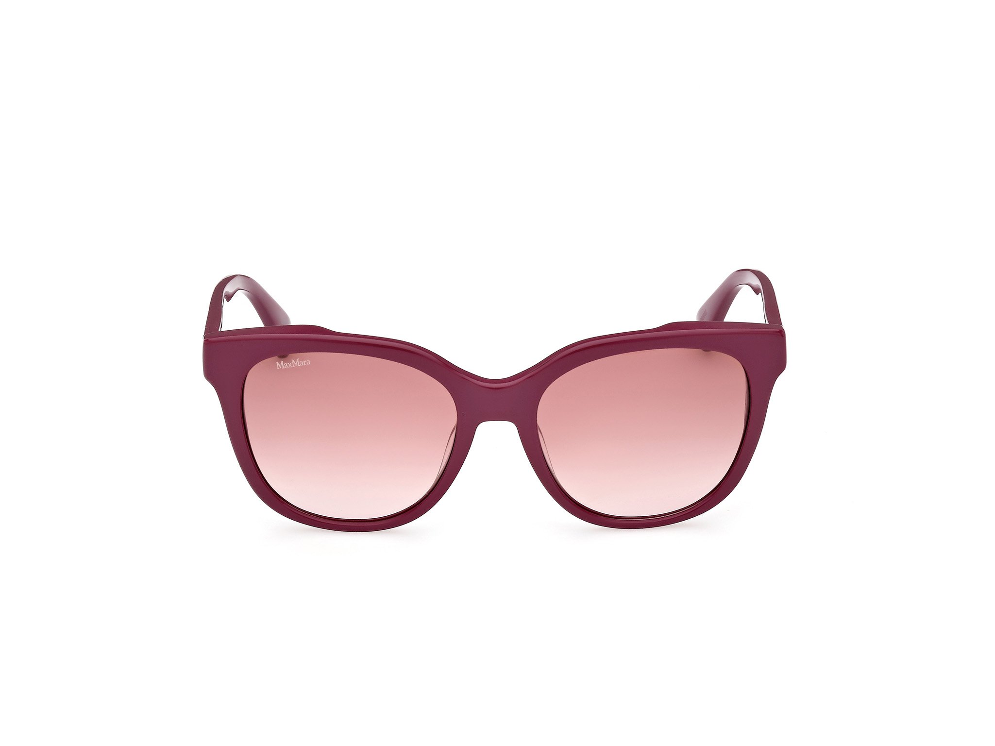 Das Bild zeigt die Sonnenbrille MM0068 75T von der Marke Max Mara in Rot.