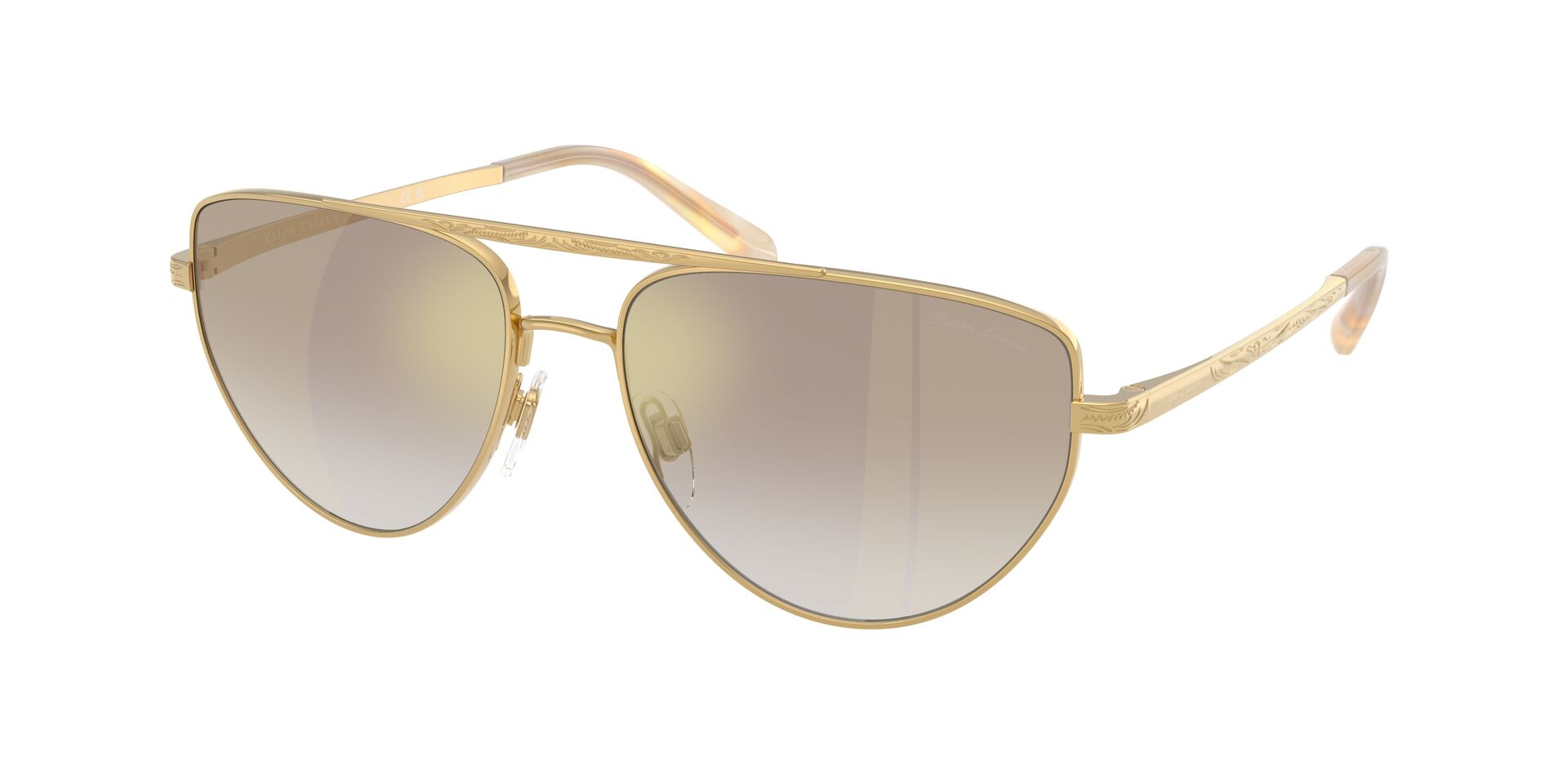 Das Bild zeigt die Ralph Sonnenbrille RL7090 90046E leicht seitlich.