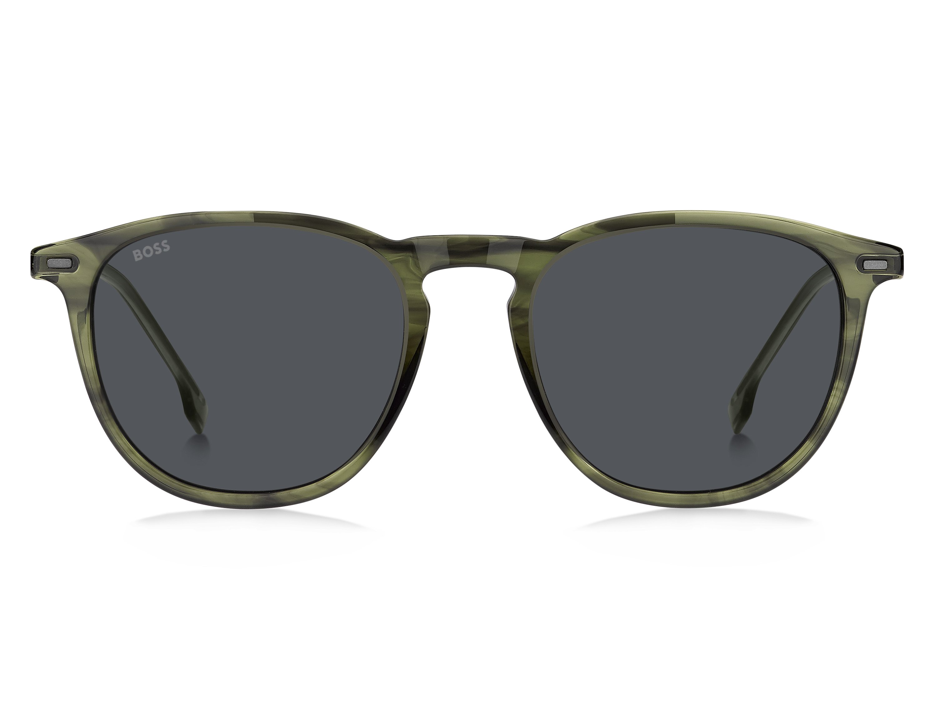 Das Bild zeigt die Sonnenbrille BOSS1639S XYG von der Marke BOSS in Grün.